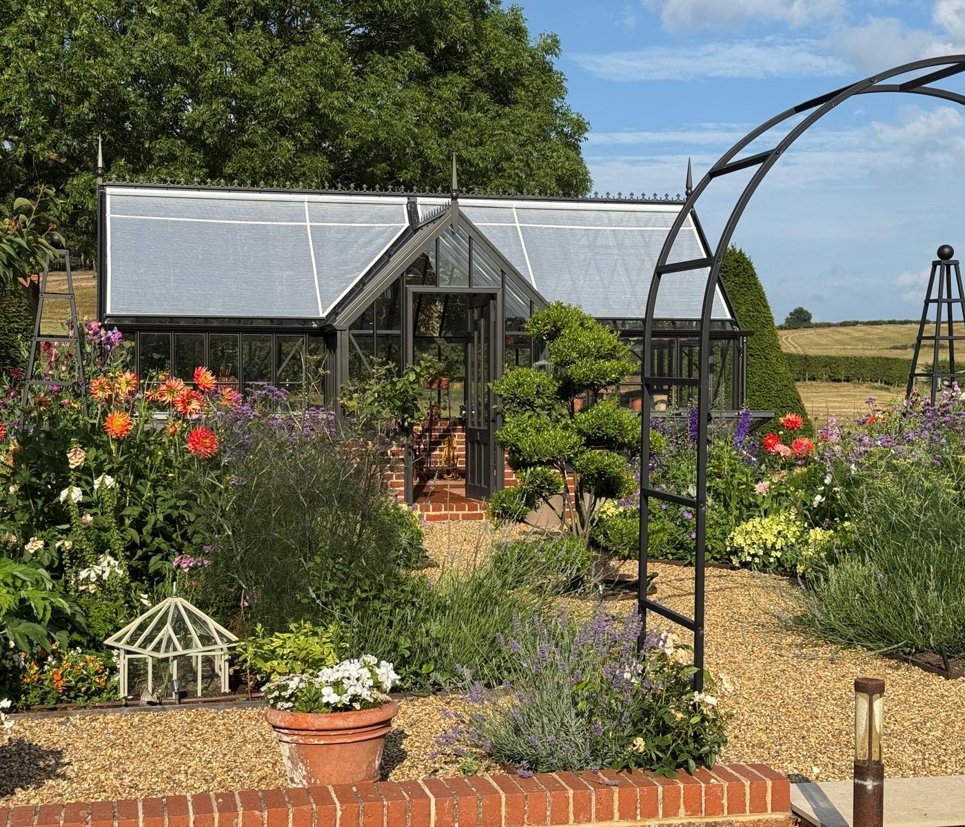 Electric Heating System in 6.4m x 3.8m Glasshouse – Brightwell Farm, Suffolk