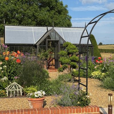 Electric Heating System in 6.4m x 3.8m Glasshouse – Brightwell Farm, Suffolk